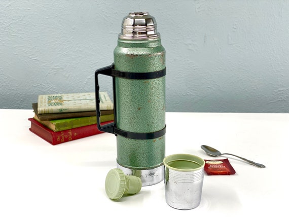Vintage Aladdin Stanely Thermos Vacuum Sealed Thermal Bottle 32 Oz, Vintage  Picnic, Vintage Camping, Coffee Thermos 