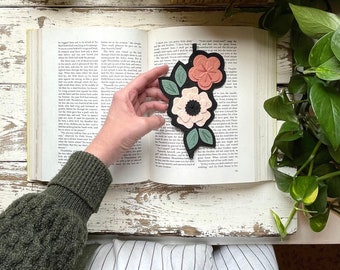 Flower Bookmark - Bibliophile Gift - Reader Gift - Bookish - Booklover Gift - Book Club Gift - Teacher Gift - Planner Band