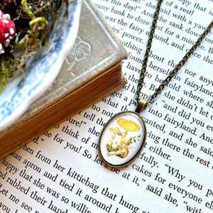 Mushroom Necklace Forest Necklace Goblincore Necklace Cottagecore Necklace Woodland Necklace Gift for Her image 3