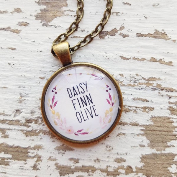 Custom Name Necklace - Mother's Necklace - Kid's Name Necklace - Mom Necklace - Personalized Jewelry - Child Name Necklace