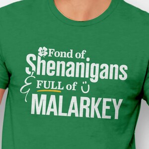 Shenanigans and Malarkey Shirt, funny St Patrick's Day tee for women men kids, saint patricks day tshirt, Irish t-shirt, st paddy's day tee