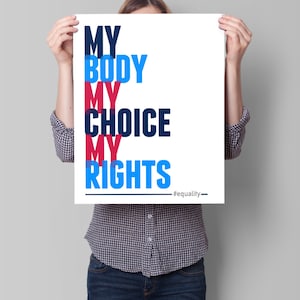 Plakat o prawach kobiet DO DRUKU | znak protestu, plakat feministyczny, znak antytrumpowy, sztuka feministyczna, marsz kobiet na waszyngtonie znak o prawach kobiet