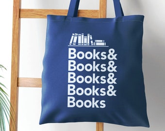Boek Tote Bag, literaire geschenken voor lezers, boekenliefhebber accessoire, nerdy leesgrage cadeau voor boekenwurm, bibliotheektas voor leraar, herbruikbare winkeltas