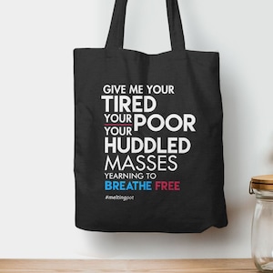Pro Immigrant Quote Tote Bag, Quote Totebag for Border Policy Change ...