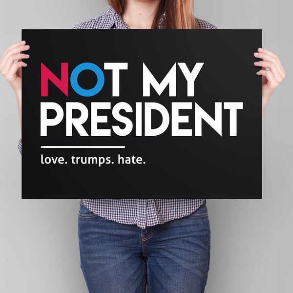 Anti Trump Poster - Etsy