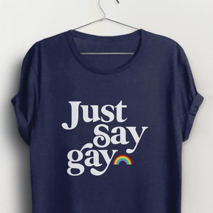Säg bara gay-t-shirt, säg inte gay-protesttröja, Florida Bill-t-shirt, HBTQIA-allierad-t-shirt, HBTQ Pride-t-shirt, skydda transbarn, BootsTees