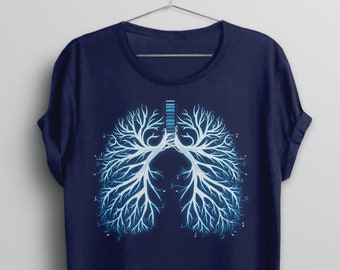 Music Graphic Tee for Women or Men, Musician T Shirt, Music Lover Gift, artistic tshirt, hipster tee shirt, unique t-shirt, musical lungs