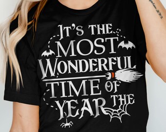 Spooky Season Shirt for women, Halloween graphic tee, funny halloween shirt, witch t-shirt, October tshirt for fall, time of the year top