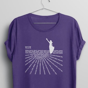 Feminist T Shirt for Women | Graphic Tee, Female Empowerment Tshirt, Ladies Statement Shirt, Women&#39;s March Protest T-Shirt, World Unity, WOW