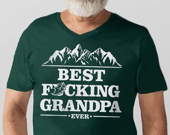 Best Grandpa Ever Shirt, Funny Grandpa gift for grandfather tshirt, grandad fathers day gift for pappy, new grandparent tee, cool grampa