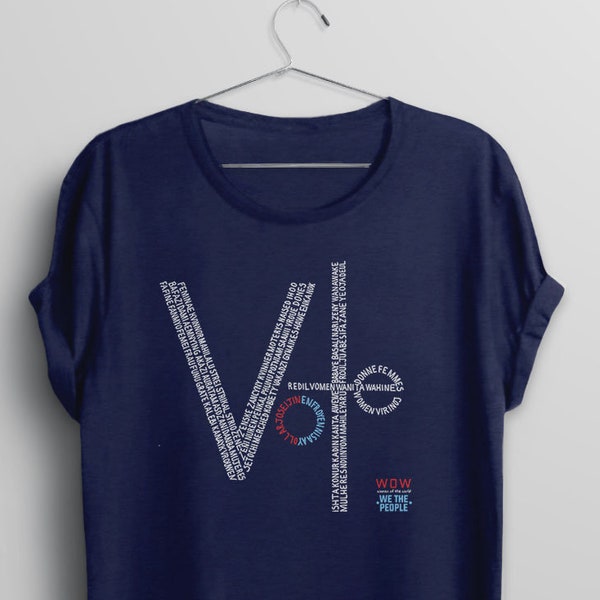 Vote T Shirt for Women, Feminist Graphic Tee Shirt, Female Empowerment Tshirt, Ladies Feminism T-Shirt, 2020 Election Women of the World WOW