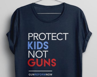 Protect Kids Not Guns Shirt, pro gun control shirt, anti gun protest t-shirt, gun reform t shirt, BootsTees, end gun violence teacher tee