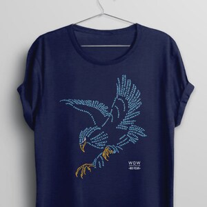 Feminist Graphic Tee: Bird Art, Women of the World Shirt