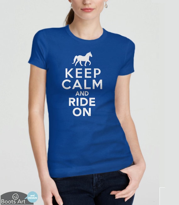 Keep Calm And Ride Horses Cute Horse Riding Equestrian Shirt Keep Calm And Ride Horses Cute Horse Riding Equestrian Shirt