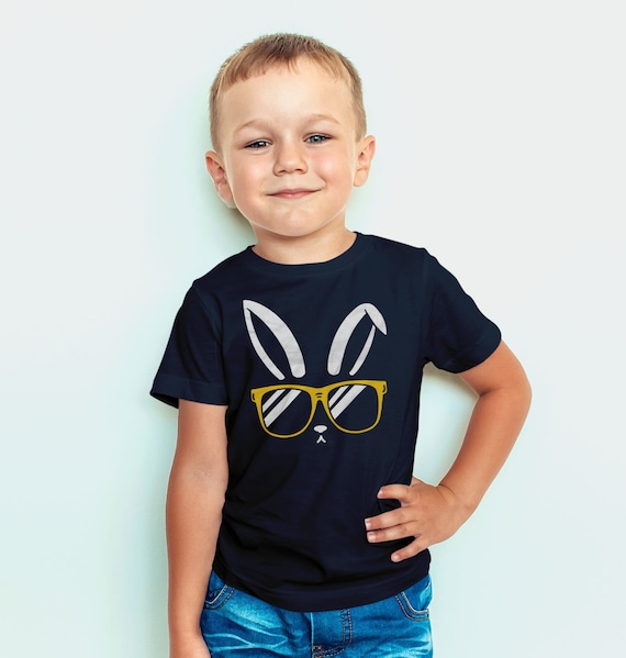 Cute Hipster Easter Bunny Shirt Funny Rabbit For Boys Cute Hipster Easter Bunny Shirt Funny Rabbit For Boys
