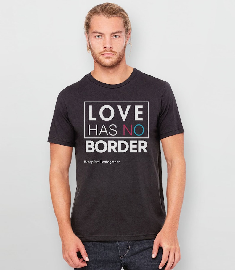 Immigration March Shirt, Immigrant tshirt, Families Belong Together Love Has No Border t-shirt, child immigrant migrant children protest tee image 4