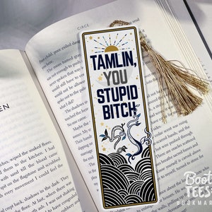ACOTAR Bookmark Set, SJM Merch for Romantasy Lovers, Velaris Page Marker, Funny Tamlin Quote, Bookish Gift for Women Readers, Feyre Tattoo immagine 3