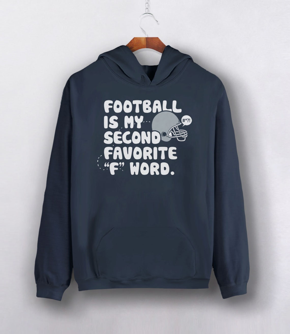 Football Hoodie or Sweatshirt for Women Football Shirt Funny Etsy