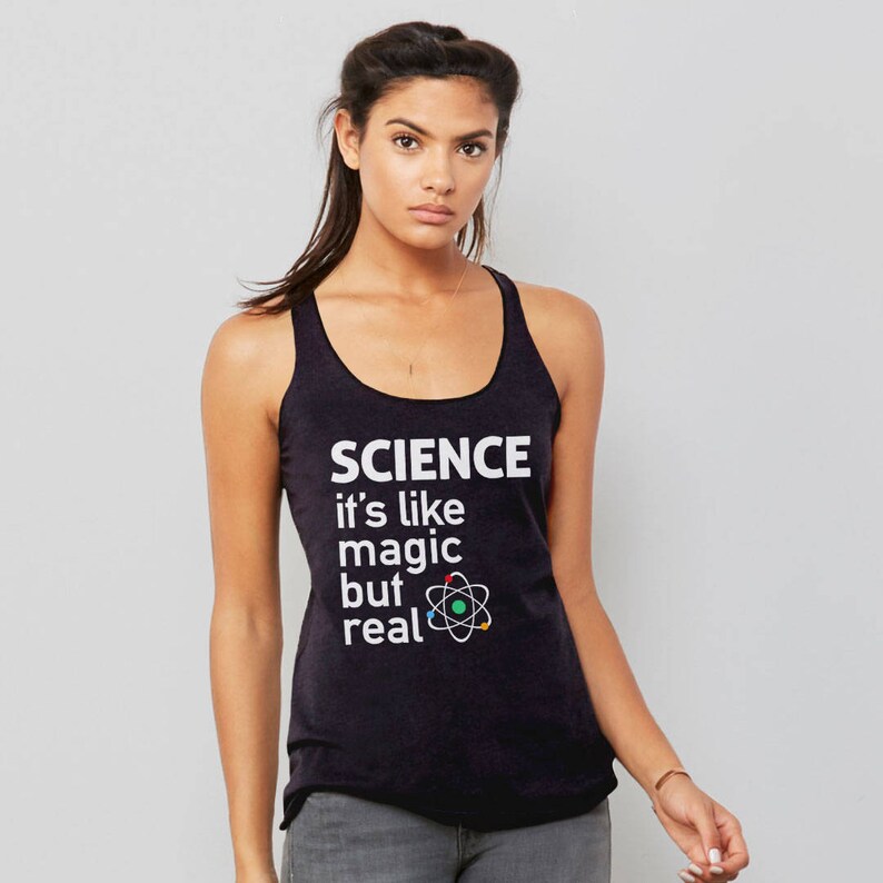 Science Tank Top Women Tank Top Funny Tank Top With Saying Etsy