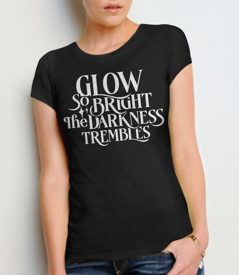 Kindred's Curse Quote Shirt, Glow So Bright Tshirt, Spark of the Everflame graphic tee, romantasy gift romance fan, LICENSED Penn Cole Merch image 5