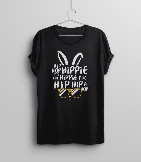 Hip Hop Easter Bunny With Sunglasses Funny Easter T-Shirt Hip Hop Easter Bunny With Sunglasses Funny Easter T-Shirt