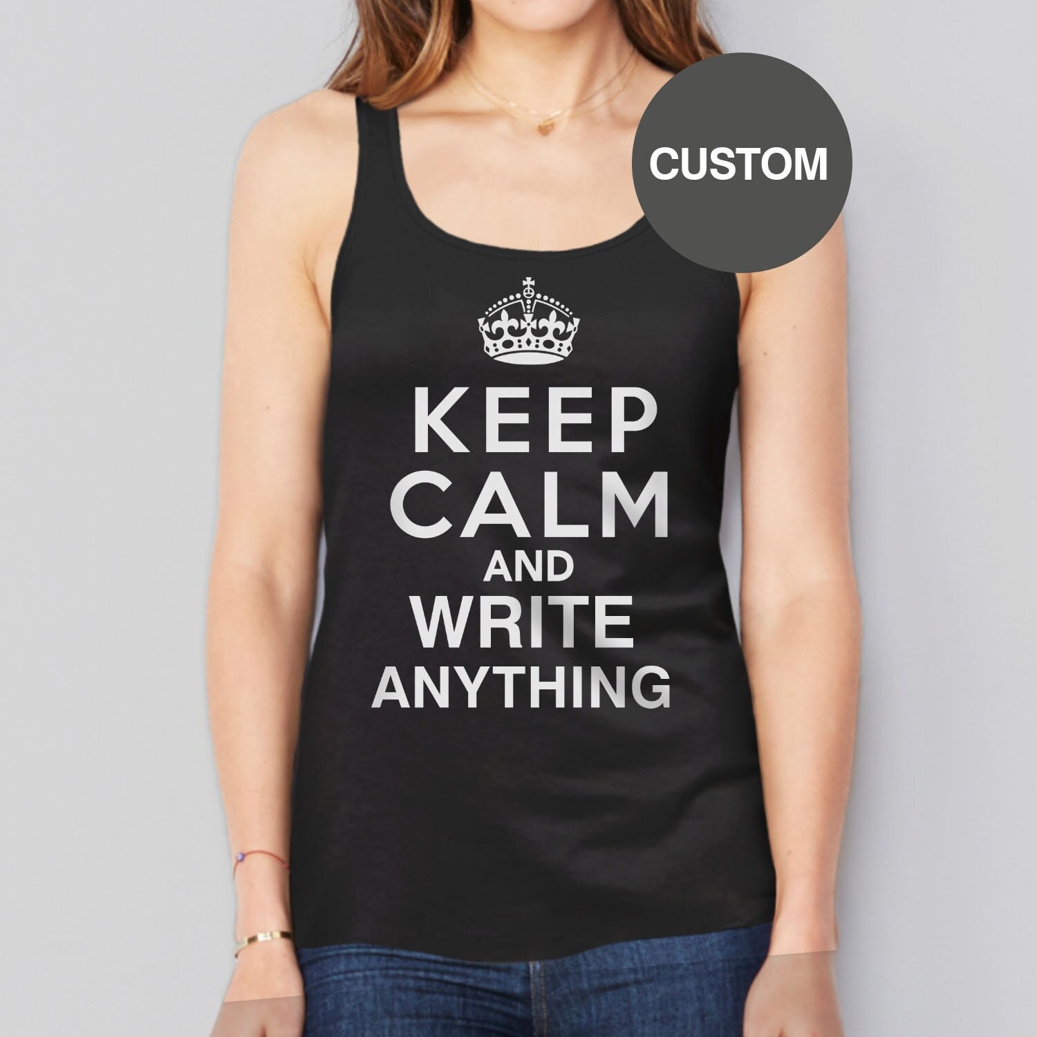 Slogan Tank - Etsy