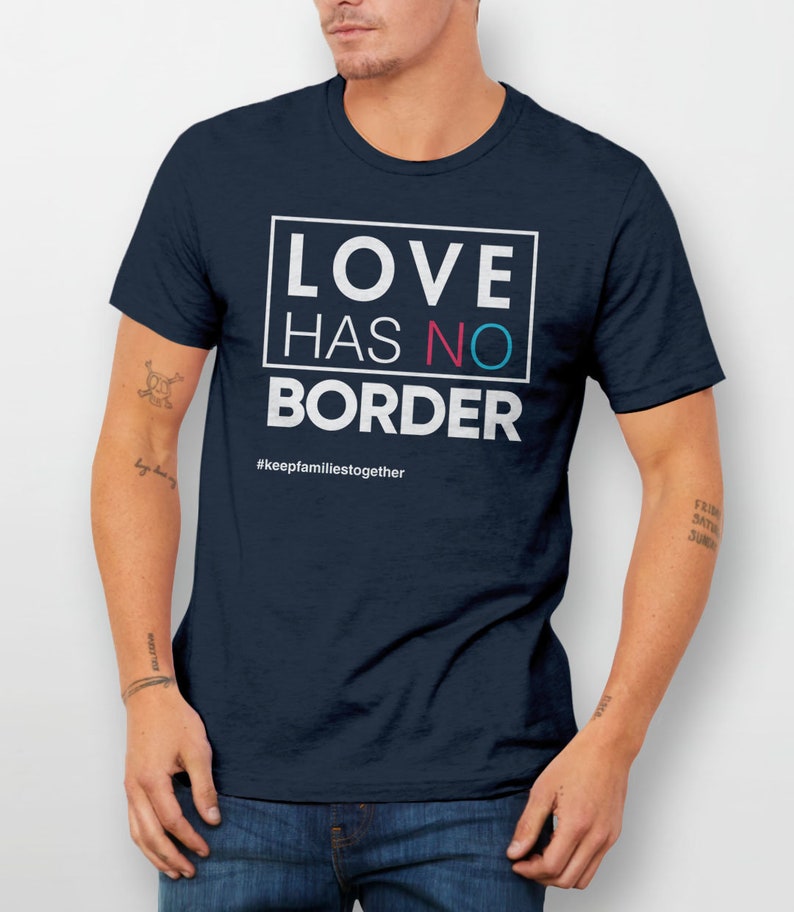 Immigration March Shirt, Immigrant tshirt, Families Belong Together Love Has No Border t-shirt, child immigrant migrant children protest tee image 6