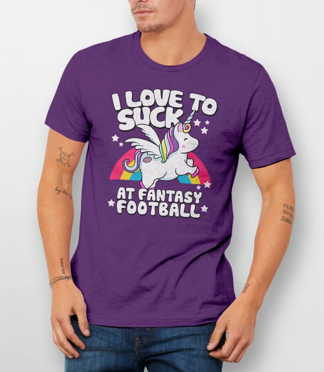 Fantasy Football Loser Shirt Fantasy Football Trophy Unicorn Etsy