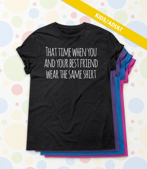 Matching Best Friend Shirts for Kids Funny Best Friend Shirts Etsy