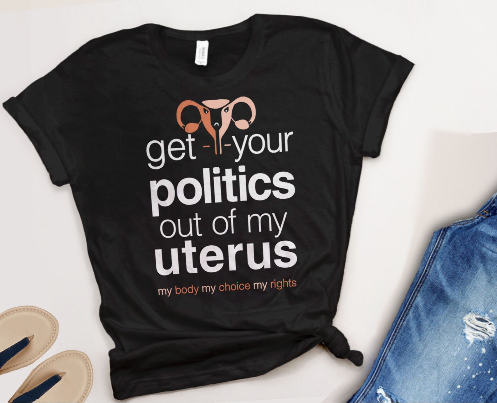 Pro Choice T Shirt for Women feminist tshirt pro-choice | Etsy