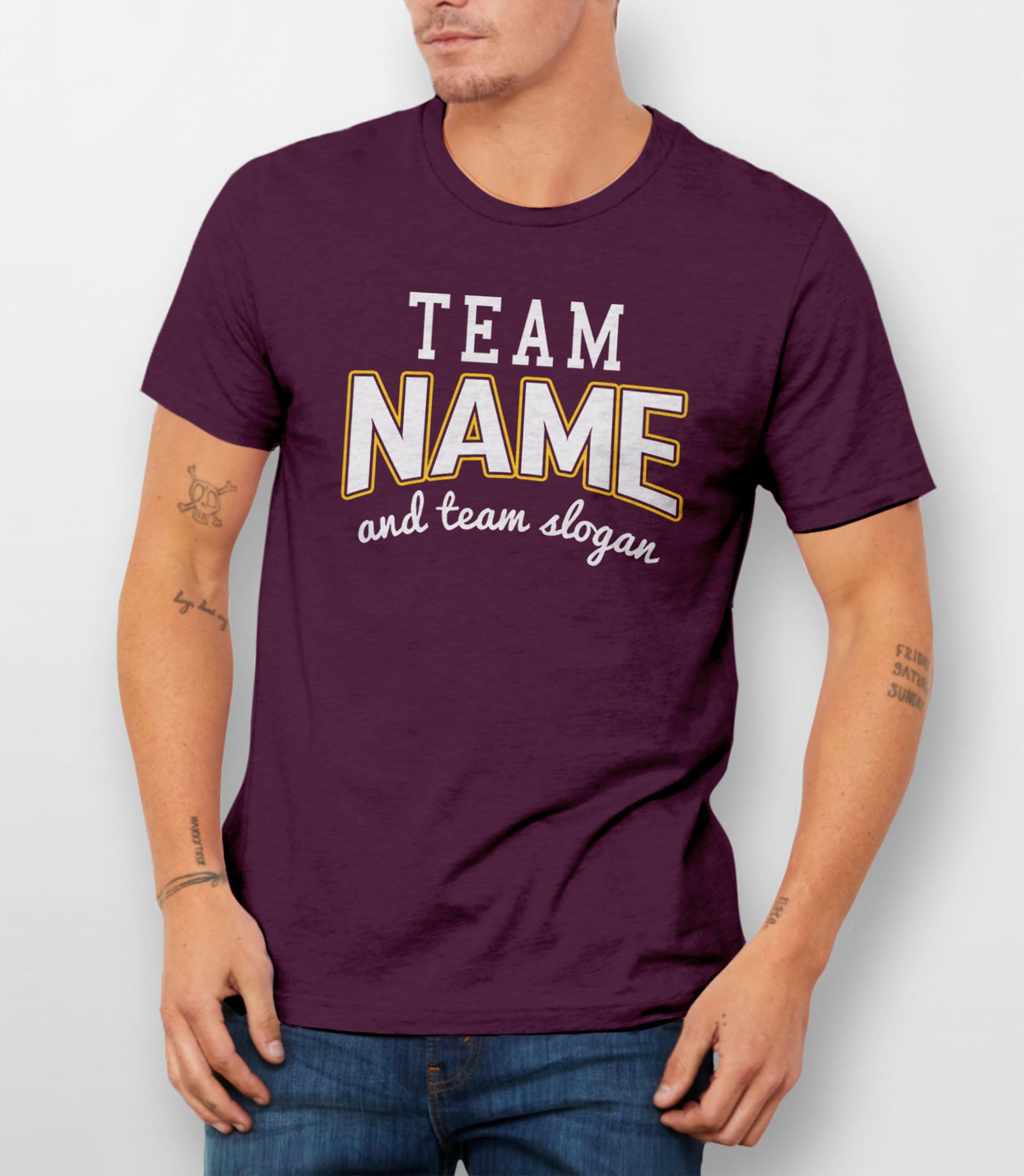 Custom Team Shirts Personalized Tshirts With Customized Etsy