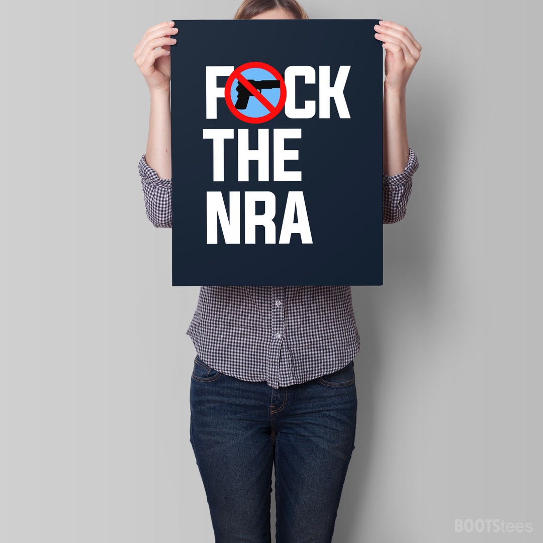Anti NRA Poster, Protest Sign, Gun Control Poster, PRINTABLE No Gun Violence Sign, Anti NRA Sign ...
