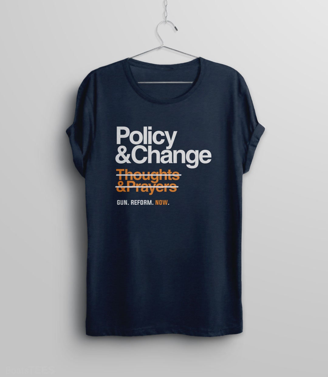 Policy Change Not Thoughts And Prayers Gun Violence Tshirt Policy Change Not Thoughts And Prayers Gun Violence Tshirt
