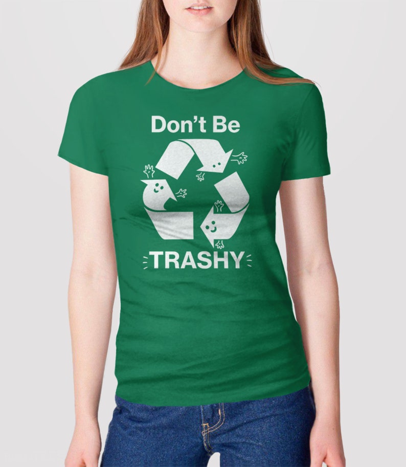 Recycling Shirt Environmental Shirt Women Men and Kids | Etsy