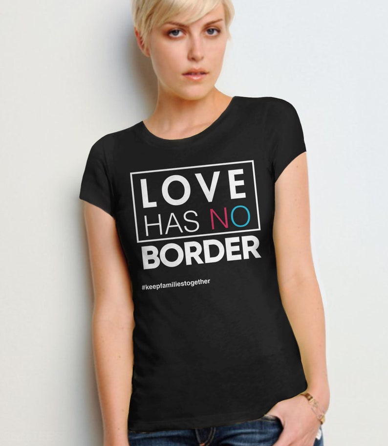 Immigration March Shirt, Immigrant tshirt, Families Belong Together Love Has No Border t-shirt, child immigrant migrant children protest tee image 5