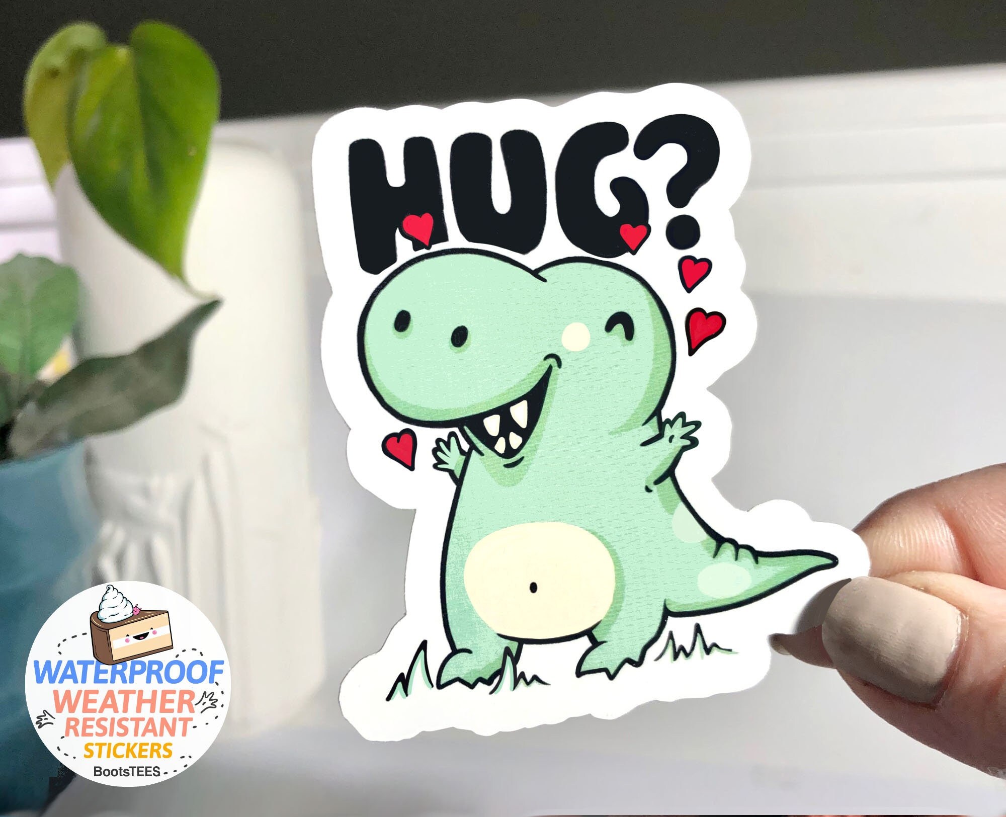 Dino Nuggets Cute Kawaii Funny Trendy Gifts For Women Men Youth Sticker  for Sale by Unique One