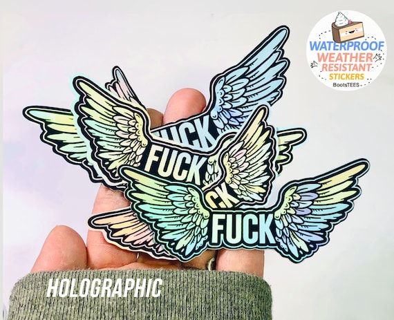 Flying Fuck Stickers pour adultes, ensemble d'autocollants, autocollant  drôle avec énonciation, autocollant holographique IMPERMÉABLE, décalque de  vinyle, cadeau bâillon pour les femmes -  France