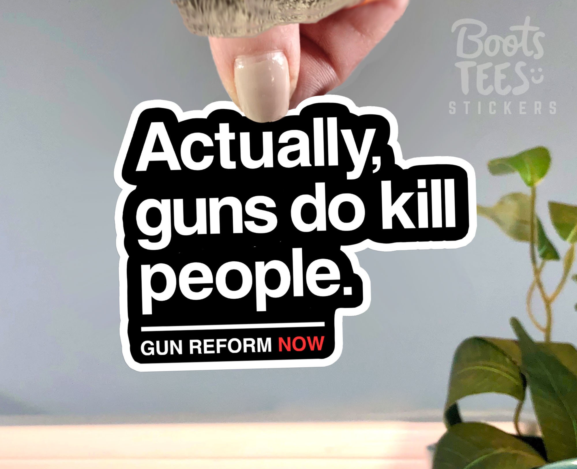 Reforms Stickers Gun Reform Sticker Pack: WATERPROOF End Gun Violence Sticker Set ...