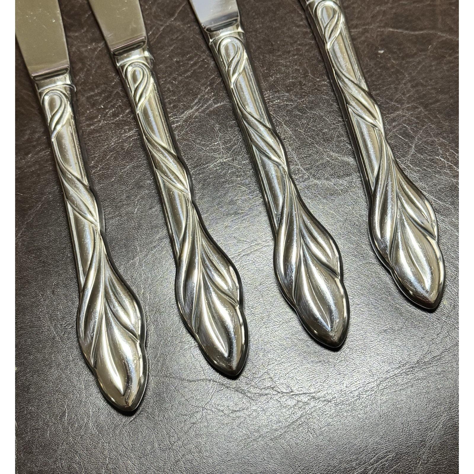 Satin Easton (Stainless) Pierced Tablespoon (Serving Spoon) By Oneida Silver | , Ltd - View #8