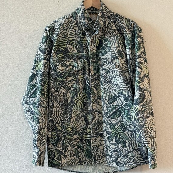 Vintage Brush Country Camouflage Hunting Shirt South Texas Gorpcore Men's XL