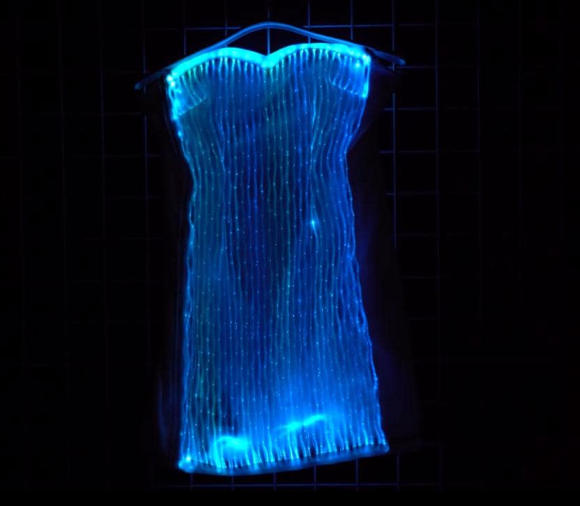 Fiber Optic Light Up Hoodies By Electric Styles Christmas Vest Led - Main Image
