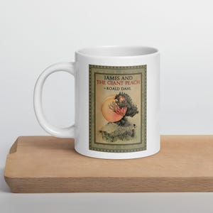James and the Giant Peach White glossy mug