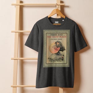 James and the Giant Peach Unisex organic ribbed neck t-shirt