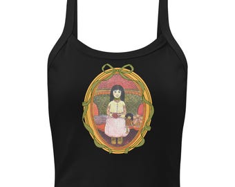 Das Green Ribbon Damen Micro-Ripp-Tanktop