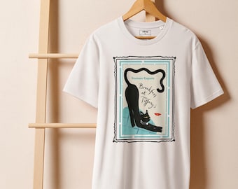 Breakfast at Tiffany's Unisex organic ribbed neck t-shirt