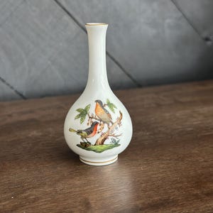 Small Herend Bird Vase