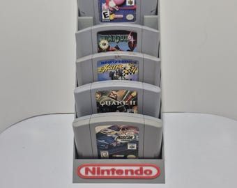 Nintendo 64 N64 Cartridge Display Stand – Holds 6 Games