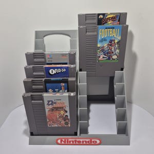 Nintendo Entertainment System NES 18 Cartridge Holder Display Stand