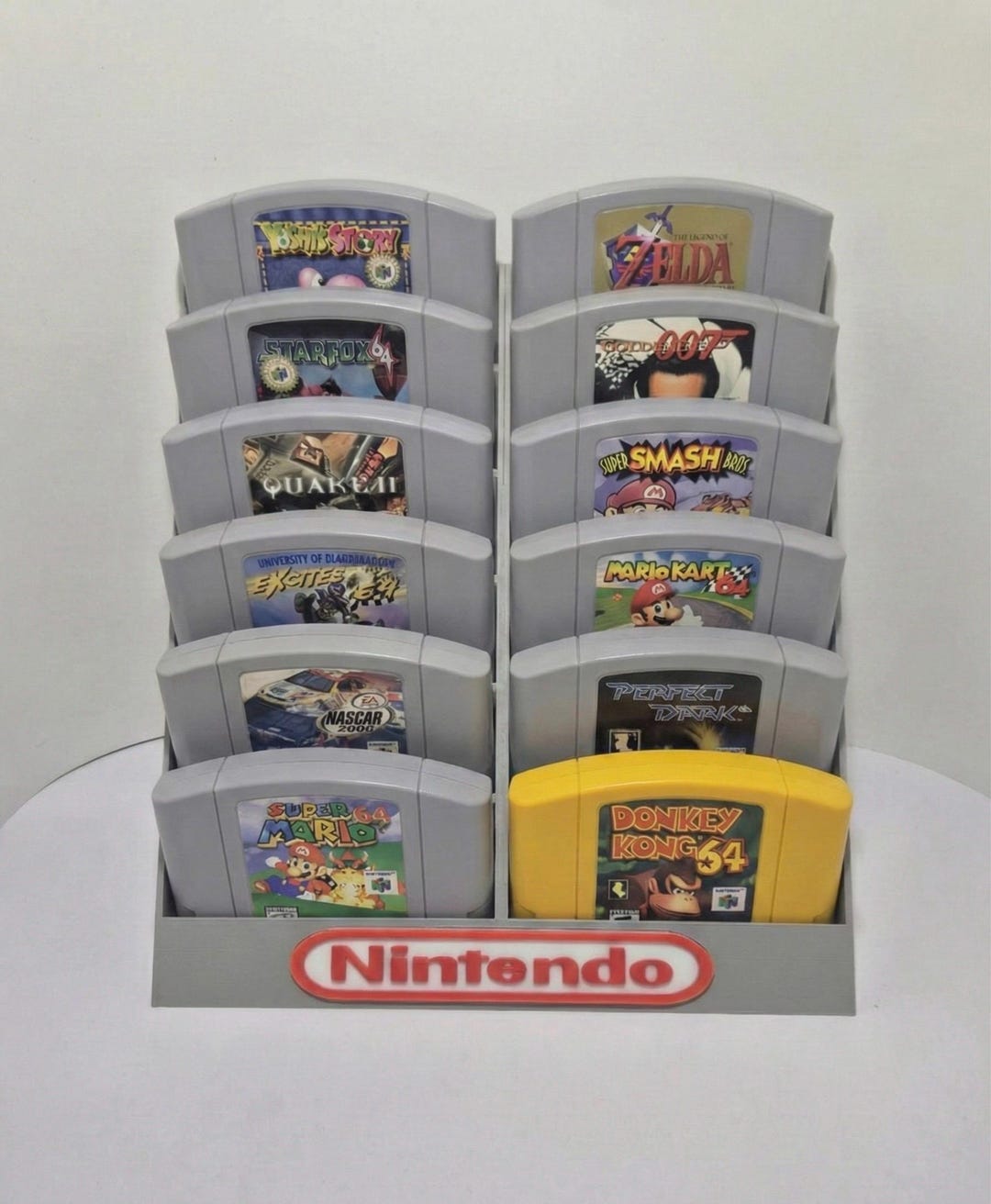 Nintendo 64 N64 Cartridge Display Stand – Holds 12 Games - Etsy