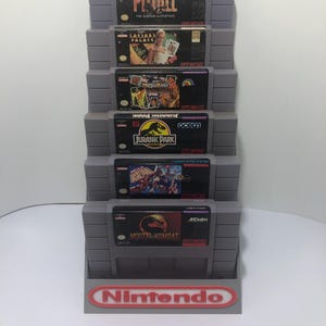 Suporte de exibição para cartuchos Super Nintendo (SNES) 6